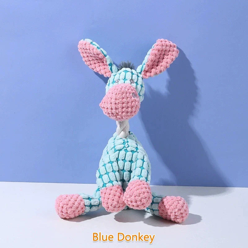The Indestructible plush dog toys for aggressive chewers