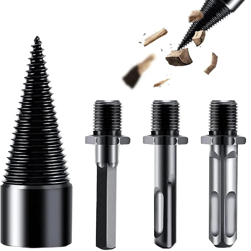 ProGrade Turbo Wood Splitter Drill Bit – Industrial Strength Efficiency