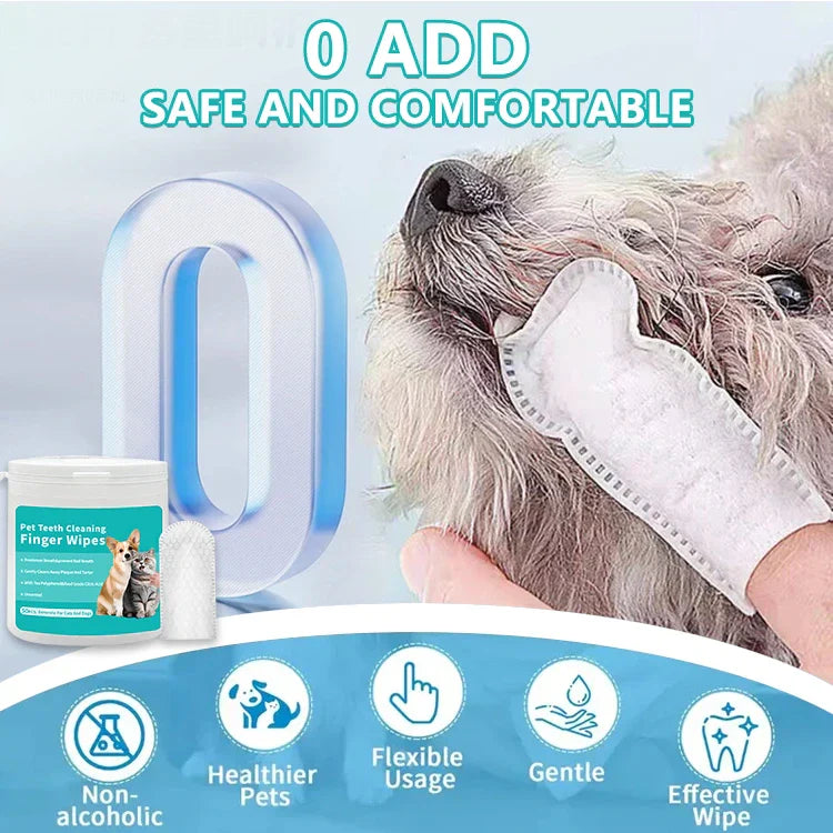 PawPure - Dental Finger Wipes – Easy Pet Teeth Cleaning