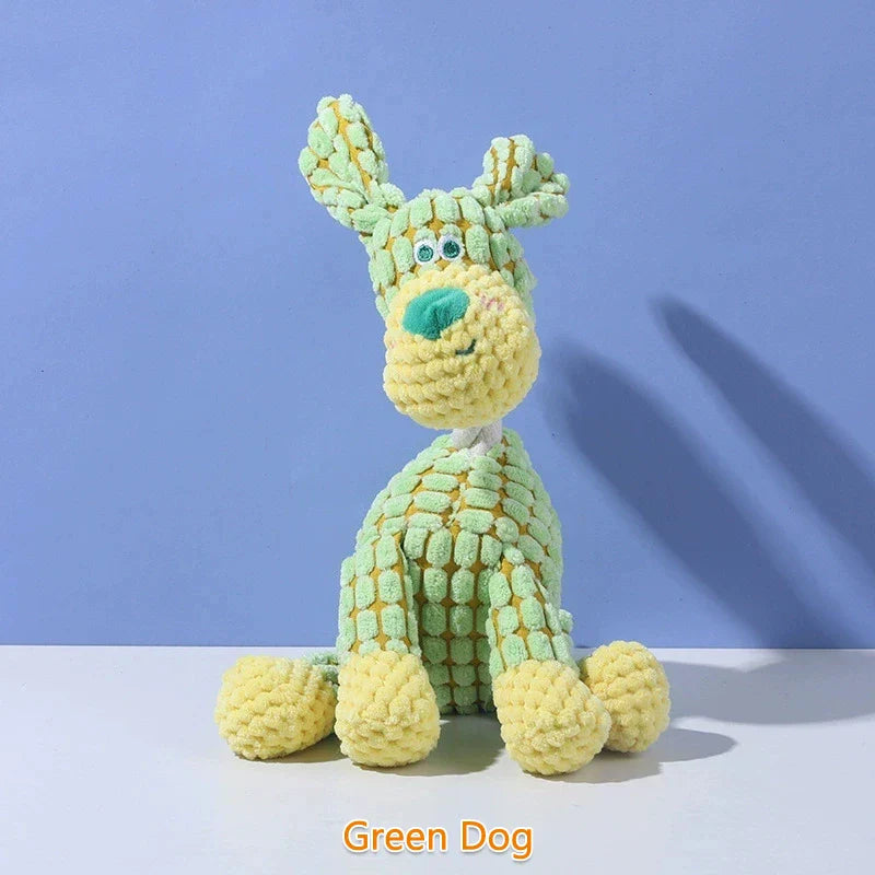The Indestructible plush dog toys for aggressive chewers