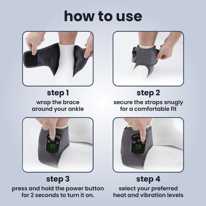 SootheStep - 3-in-1 Ankle & Foot Massager (Single Piece)