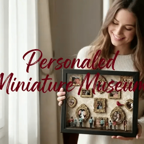 🏛️ Vekego™ DIY Mini Museum Silhouette Box