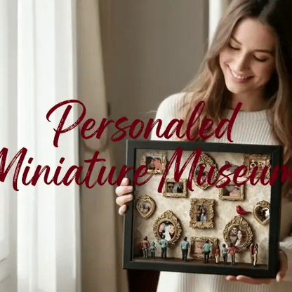 🏛️ Vekego™ DIY Mini Museum Silhouette Box