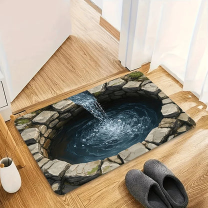 Vekego - 3D Optical Illusion Rug (15.7 × 23.6 in)