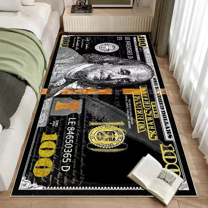 MoneyMood - $100 Bill Rug (20" × 47")