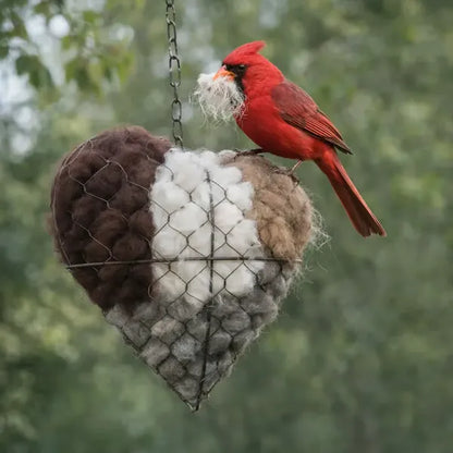 💛 Vekego™ Alpaca Fiber Bird Nesting Heart