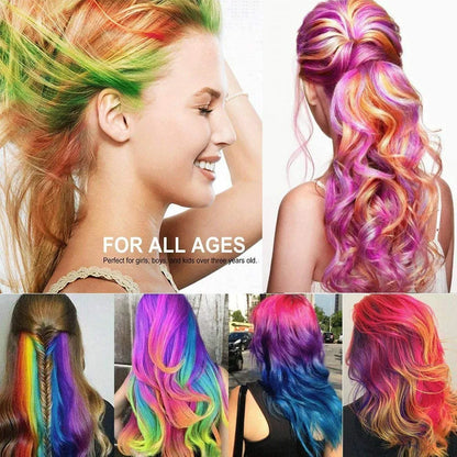 🌈 ChromaSwipe - Hair Chalk Comb Set