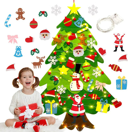 MerryCraft DIY Felt Christmas Tree for Kids