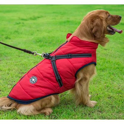 🐾 PawSnooze - Waterproof Dog Jacket with Built-in Harness ❄️