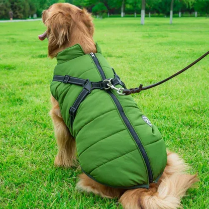 🐾 PawSnooze - Waterproof Dog Jacket with Built-in Harness ❄️