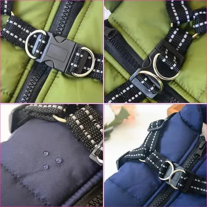 🐾 PawSnooze - Waterproof Dog Jacket with Built-in Harness ❄️