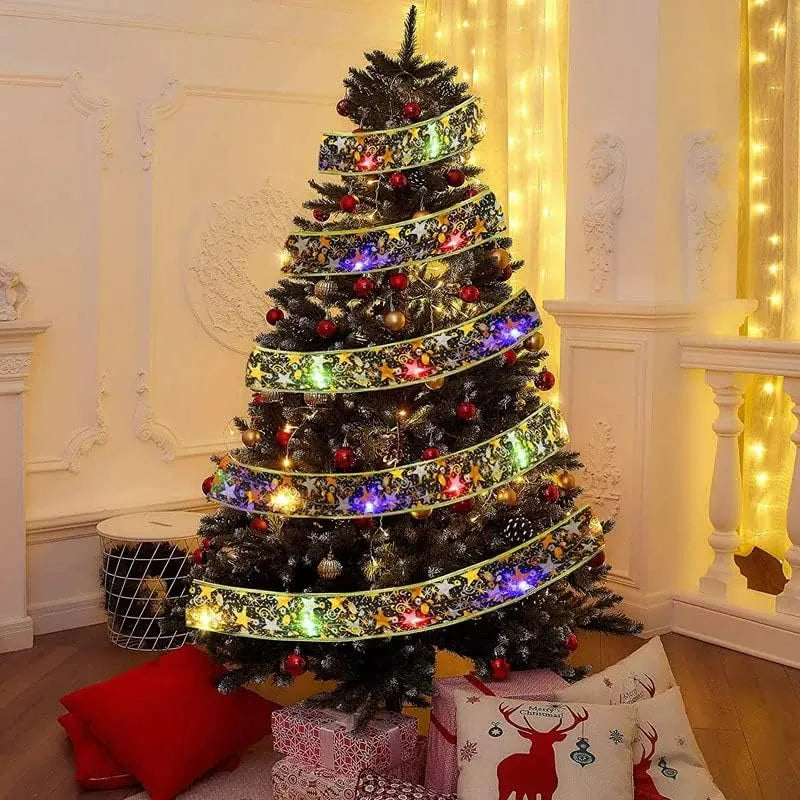 ✨ TwinkleRibbon Christmas Fairy Lights