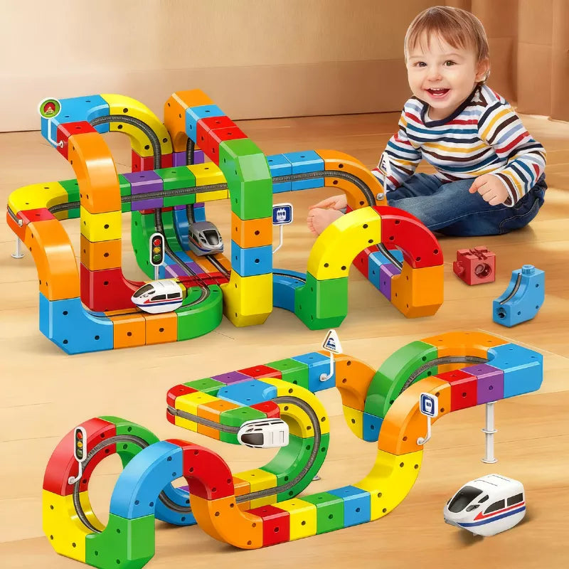 Magic Orbit Cube 3D STEM Train Set