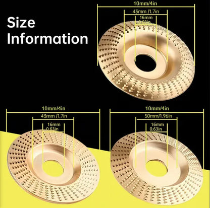 GrindEdge - Wood Grinding Disc Set [3 PCS]