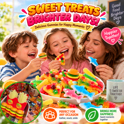 Fun Shape Gummy Candy Mix