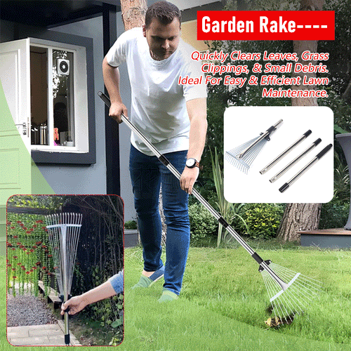 FlexiRake Adjustable Lawn Rake