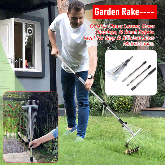 FlexiRake Adjustable Lawn Rake