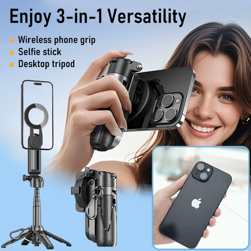 📸 PocketSnap - Magnetic Mini Selfie Stick Tripod