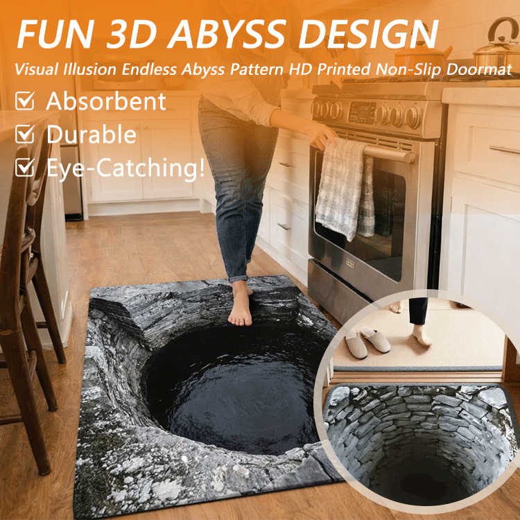 Vekego - 3D Optical Illusion Rug (15.7 × 23.6 in)