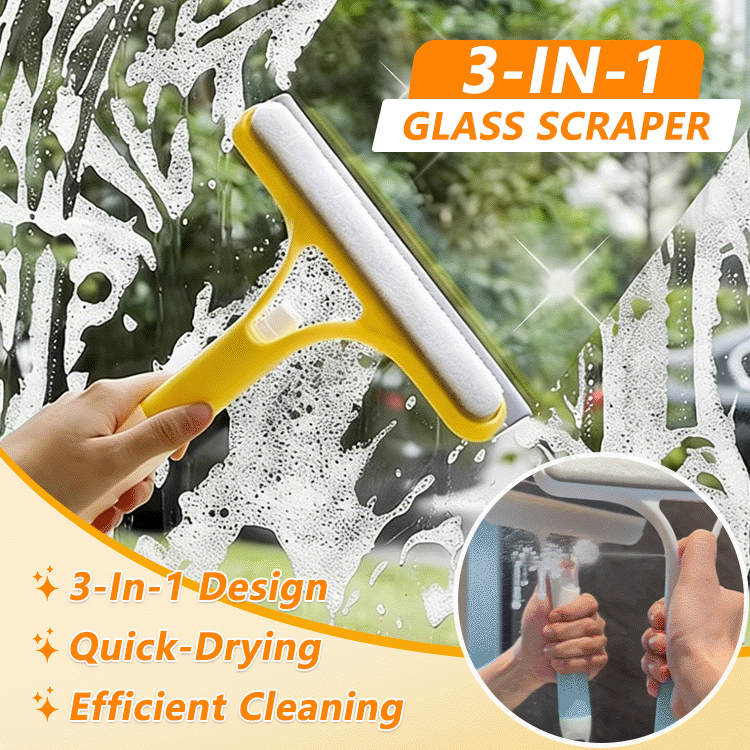 ✨ SpraySwipe™ 3-in-1 Window Cleaning Squeegee