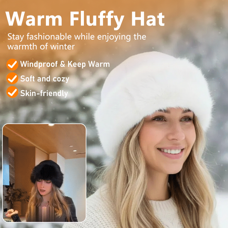 ❄️ Faux Mink Fur Mongolian Hat