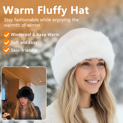 ❄️ Faux Mink Fur Mongolian Hat