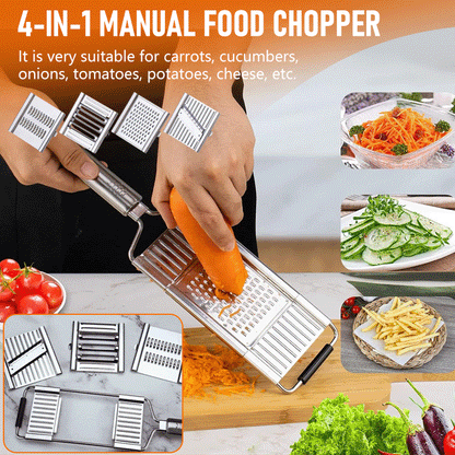 SliceMate Multipurpose Stainless Steel Vegetable Slicer