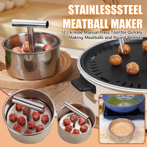 PressMate - Stainless Steel Meatball Maker