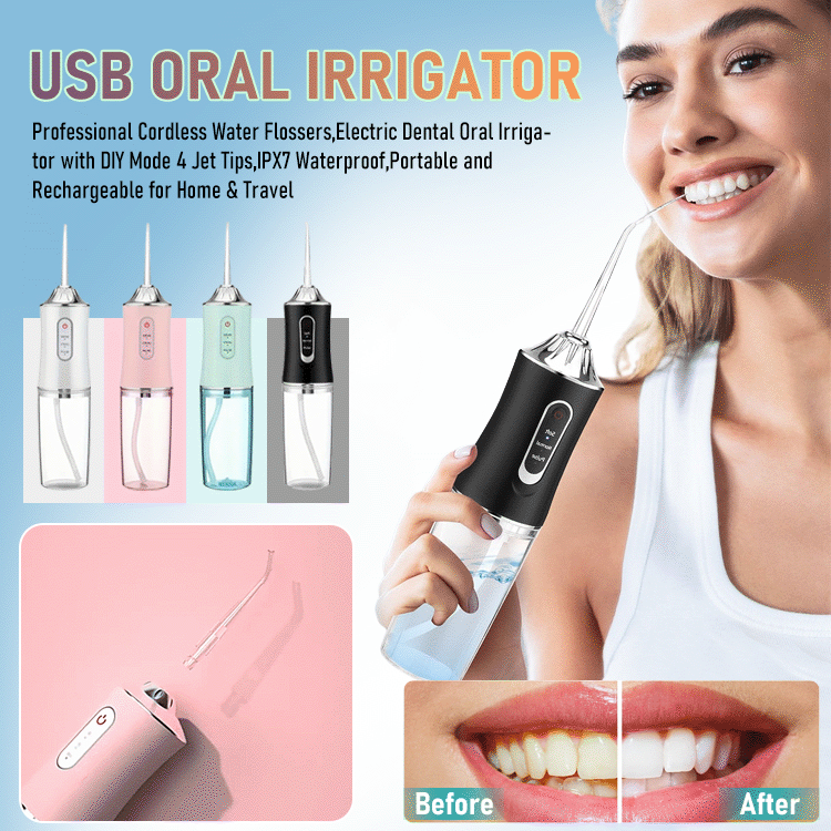 HydroFloss Pro Cordless Water Flosser – Dentist-Level Clean at Home