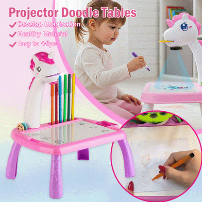 Unicorn Projection Drawing Table