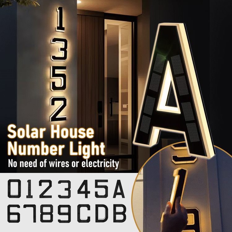 LumiHome - Solar Address Light