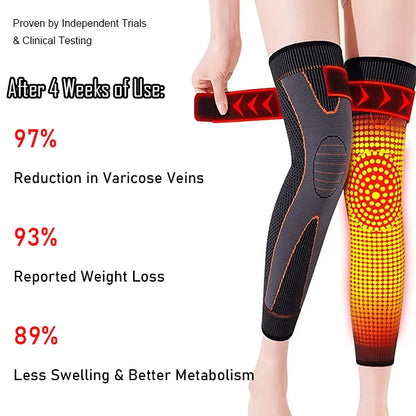 ThermaMoxa Self-Heating Mugwort Knee Wraps – Set of 2 (1 Pair)