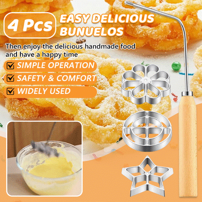 🍩 Bunuelos Frying Mold Set (4 PCS)