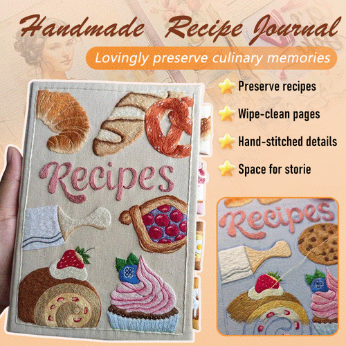 NEW | Vekego™ HandStitch DIY Recipe Journal