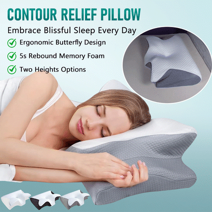 SnuggleEase Butterfly Cervical Pillow