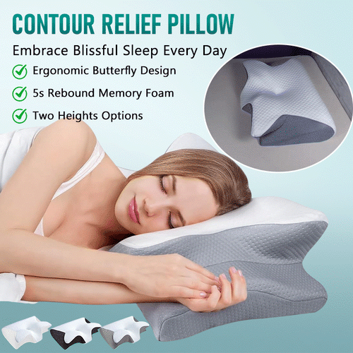 SnuggleEase Butterfly Cervical Pillow