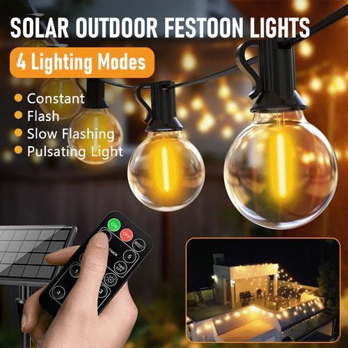 LumiFlick - Solar Festoon Lights