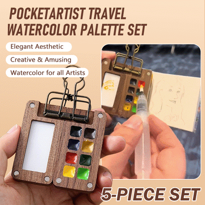 Pause & Paint - Mini Watercolor Travel Kit