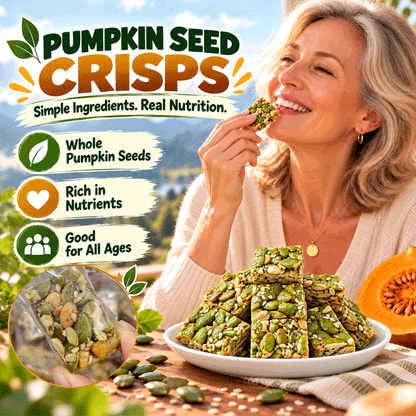 Magnesium-Rich Pumpkin Seed Brittle – Crunchy Seed & Sesame Snack
