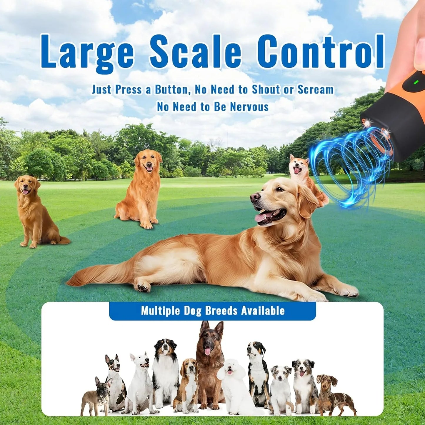 BarkOff Pro – Smart Ultrasonic Dog Trainer