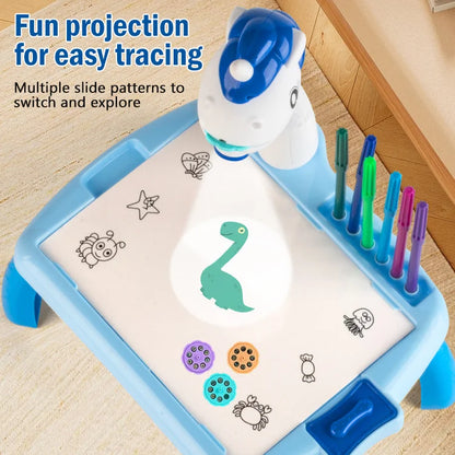 Unicorn Projection Drawing Table