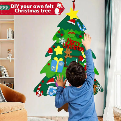 MerryCraft DIY Felt Christmas Tree for Kids
