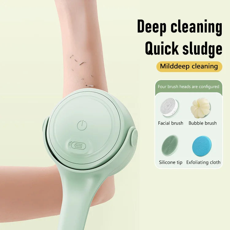 SpinGlow Dual - Handle Electric Shower Brush