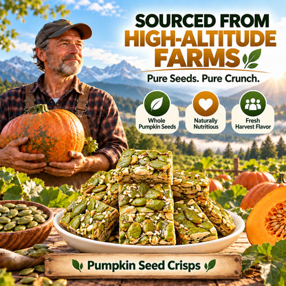 Magnesium-Rich Pumpkin Seed Brittle – Crunchy Seed & Sesame Snack