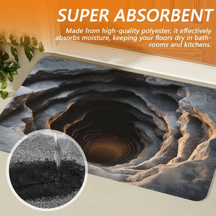 Vekego - 3D Optical Illusion Rug (15.7 × 23.6 in)