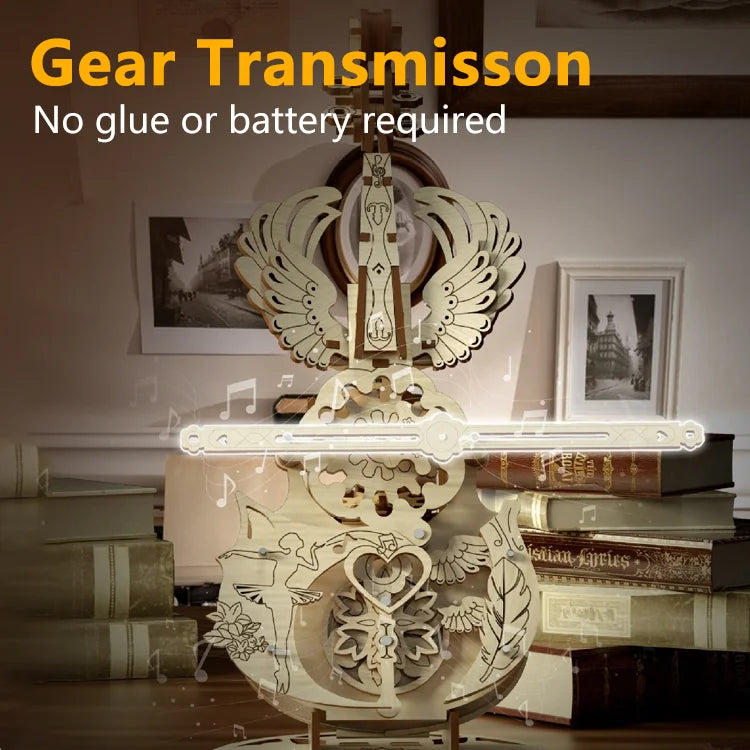 Angel Wing Cello – DIY Wooden Music Box