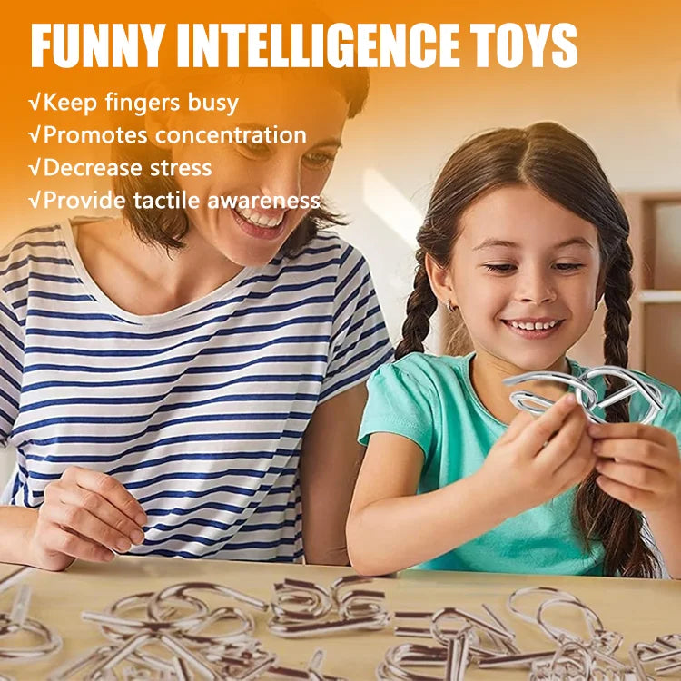 BrainForge 8-in-1 Metal Puzzle Set