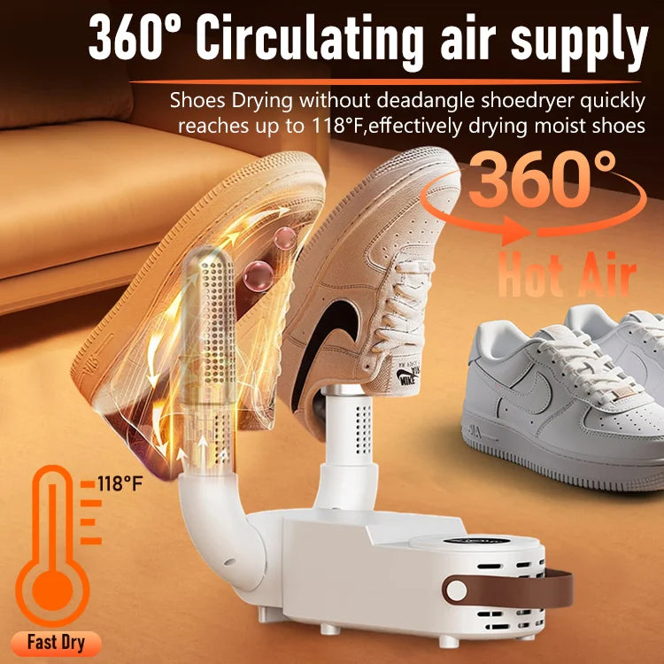 DryEase - Fast-Dry Electric Shoe Dryer with Auto Temperature Control