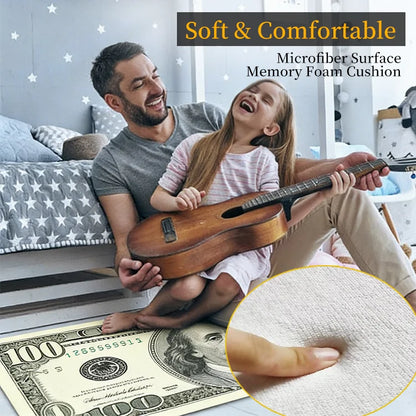 MoneyMood - $100 Bill Rug (20" × 47")