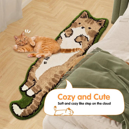 SnuggleEase - Cozy Cat Rug